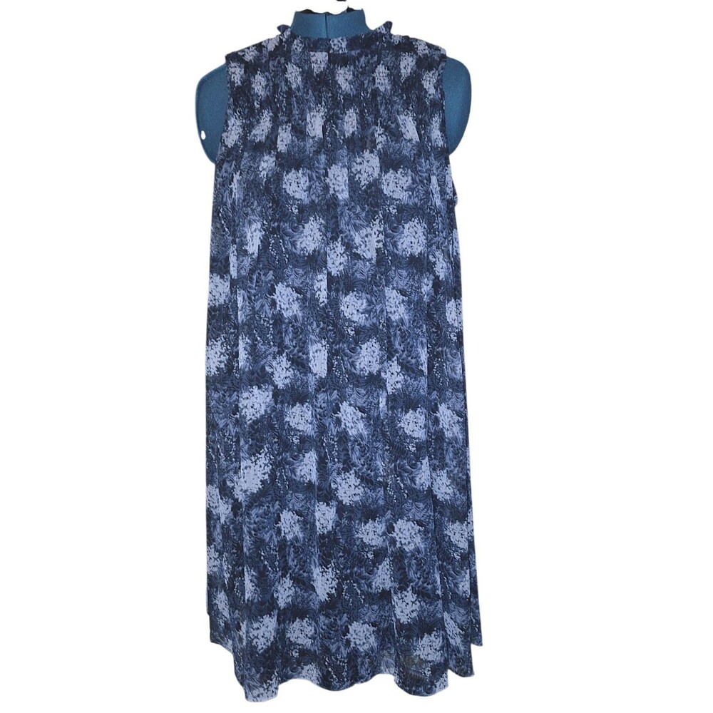 Joie Dress Women Sz L Mini Multicolor Baltic Print Smocked Lined Sleeveless